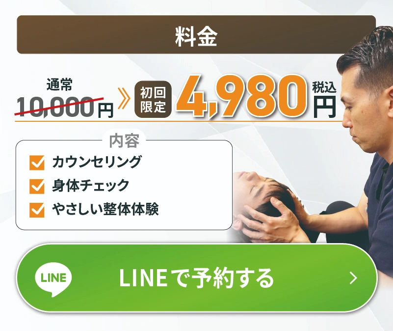 料金初回限定4.980円税込　LINEで予約する
